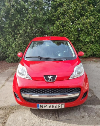 Peugeot 107 cena 8900 przebieg: 104500, rok produkcji 2010 z Płock małe 79